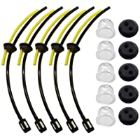 Laixin 5 x Universal Kit de filtros de Gasolina Tubo Sello para Motor Sense Cepillo Cortador cortacésped Cortador